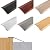 UGAILL Floor Transition Threshold Strip, Entry Threshold Ramp Aluminum, 36'' Thresholds Reducer for Doorways Wheelchair Tile Wood Floors, Bridge The Height Between 0.4-1.57 Inch(Color:Silver)