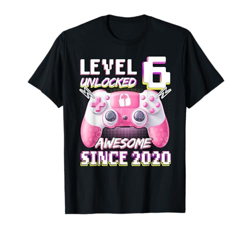 Il livello 6 sbloccato fantastico dal 2020 è un sesto compleanno per ragazzi, bambini, ragazze o fan dei videogiochi che compiono 6 anni. Dispone di un controller per videogiochi e sfondo retrò. Completo per 6° compleanno, per bambini e bambine