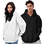JMIERR Mens Casual Cotton Hooded Collar Drawstring Hoodies Pullover Sweatshirts Casual Long Sleeve Shirts - Image 4