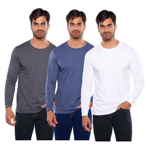 Consejos para Comprar Negro Jaspe , tabla con los diez mejores. 45 Alfani Paquete de 3 Playeras Manga Larga para Hombre Blanco/Negro Jaspe/Marino Jaspe XL