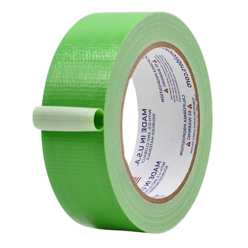 Image of MAT Duct Tape Light Green Industrial Grade, 1.5 inch x 60 ft. Waterproof, UV Resistant for Crafts, Home Improvement, Repairs, & Projects