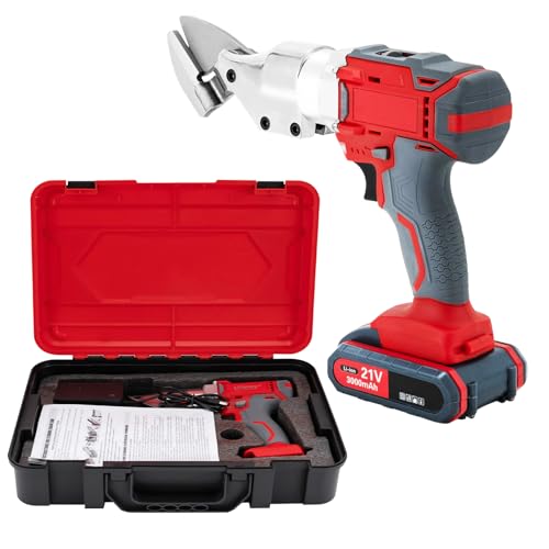 21V Cordless Metal Shear with Batteries