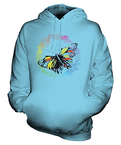 Sweat Pull à Capuche Homme Femme Cadeau Idéal Candymix Aquarelle Papillon