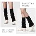 Pleneal Leg Warmers for Women - 1/2/3 Pairs Fashion Cable Knit Warm Leg Warmers 80s Accessories for Party Sports Yoga