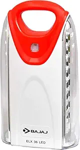 Bajaj ELX 36 LED Emergency Light 500Lm Rechargeable Lantern (Red)
