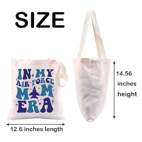 Bolsa tote Air Force Mom ligera y elegante miniatura 3