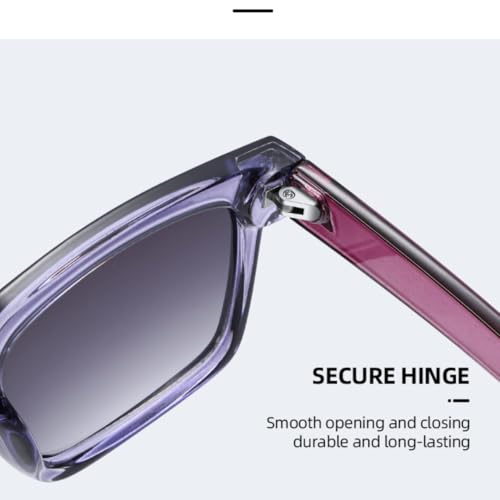 Lunettes de soleil UV400 bleu clair protégeant efficacement les yeux en extérieur - 3