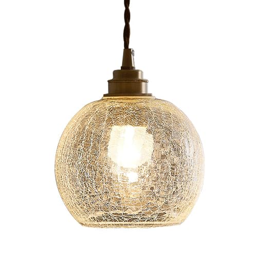 Abat-jour créatif en verre lustre nordique haut de gamme à montage encastré