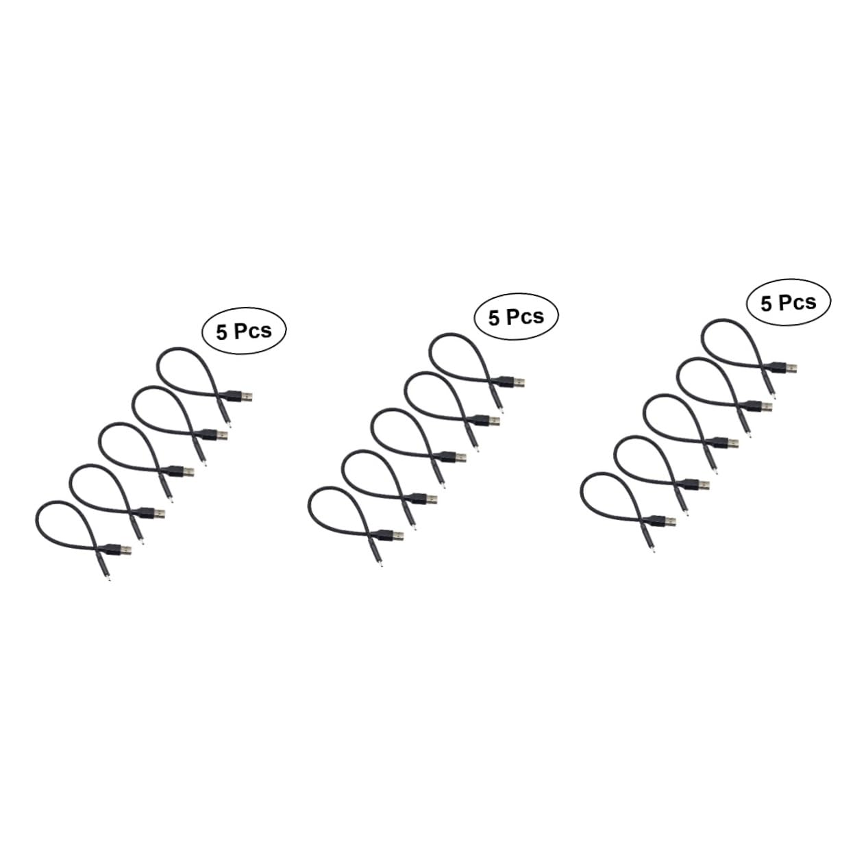 Gatuida 15pezzi Cavo Type-c Nylon Intrecciato Per Ricarica Rapida e Sincronizzazione Dati Per Note e Altri Dispositivi Nero