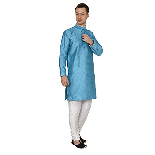 Image of Royal Kurta Men's Silk Blend Kurta Pyjama Set