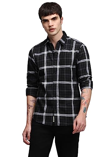 Image of Dennis Lingo Men's Checkered Casual Shirt