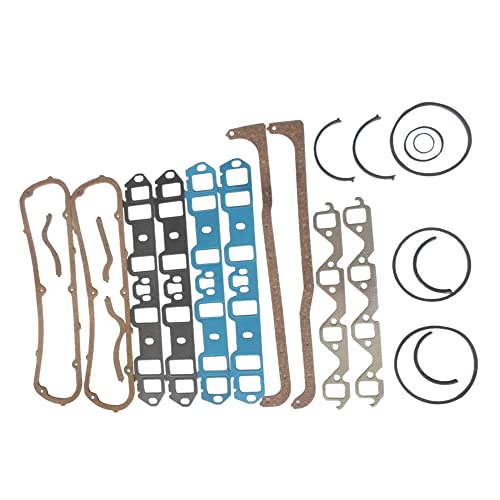 Image of Partsflow Engine Gasket Set Compatible with 1980-1985 Chevy C20, GMC 7.4L V8 454 Big Block Mark IV Engines, Big Block Chevy (ks2630) Complete Overhaul Gasket Kit