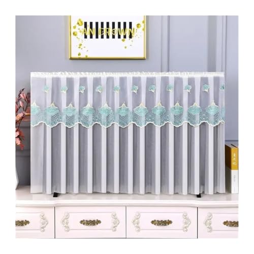 Housse protection pour TV suspendue broderie relief de table