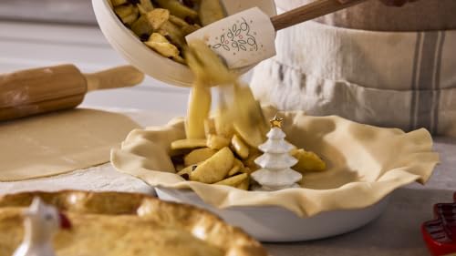 Image of Le Creuset Stoneware Christmas Tree Pie Vent, 3 inch, White