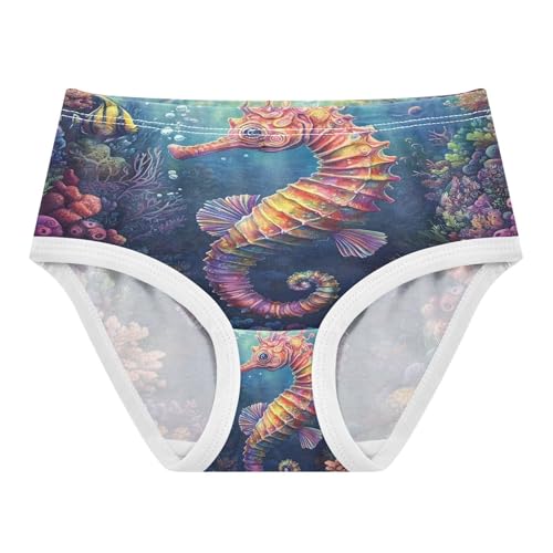 Olorful Seahorse Underwater Toddler Girls's Underwear 2T 202b8728