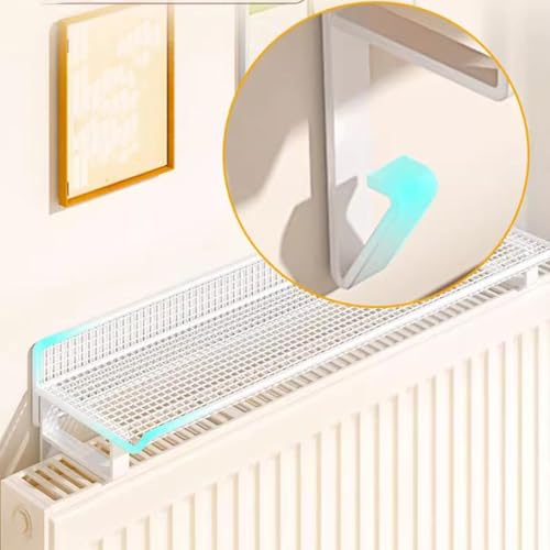 Étagère de radiateur en fer flottante pour organisation intérieure - 3