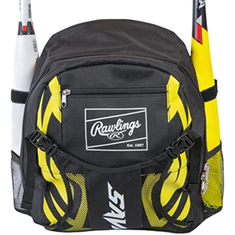 Rawlings Youth Savage Baseballschlägertasche - Batpack mit externem Helmhalter für Baseball, T-Ball & Softballausrüstung & Ausrüstung für Jugendliche und Erwachsene Cover