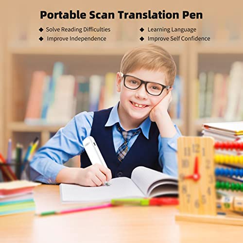 Caneta de tradução de digitalização portátil Leitor de exames Dispositivo de tradução de idioma de v