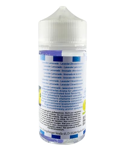 Limonada de lavanda aroma concentrado Sasami vegano formato 100ml 5