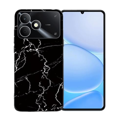 LCEHTOGYE �K�p Realme Note 80 4G�p�P�[�X�A�K�p Realme Note 80 4G (6,74")�ƌ݊����̂��钴���^�u���b�N�\�t�gTPU�V���R���Q���P�[�X�ی�J�o�[ - LLM9