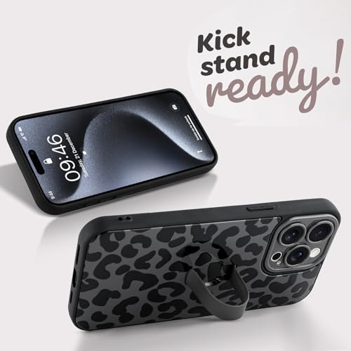 Coque iPhone 15 Pro léopard à dragonne idéale pour vos sorties - 4