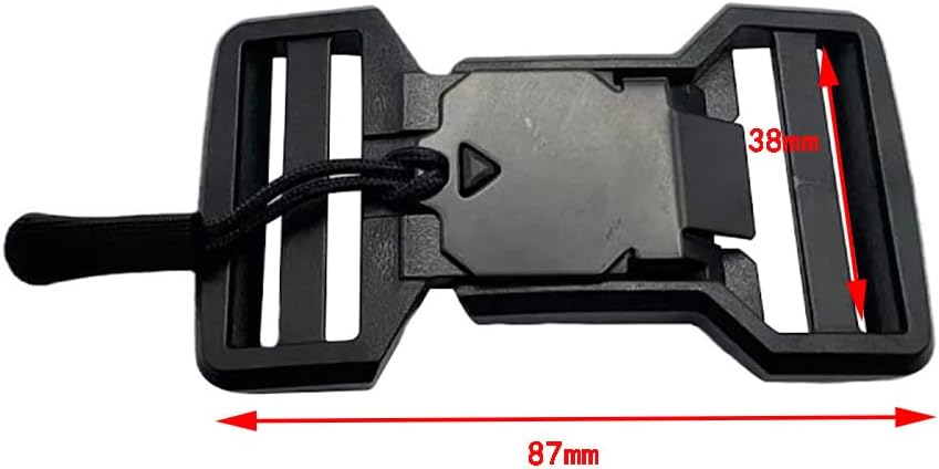 1.5Inch Quick-Release Magnetic Buckle Functional Belts Buckles for 38mm Backpack Bags Strap DIY Accessories 2PCS (1.5 Inch-dual Adjustable)