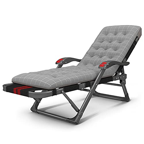 Chaise longue portable pour soulager le dos avec son matelas amovible