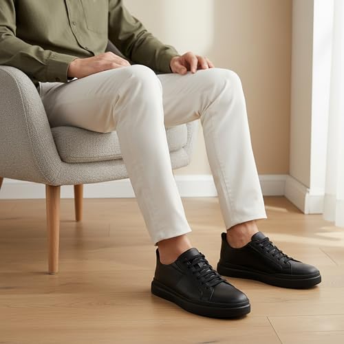 Image of Marc Joseph New York Mens Fort Avenue Sneakers (Hands-Free Technology)