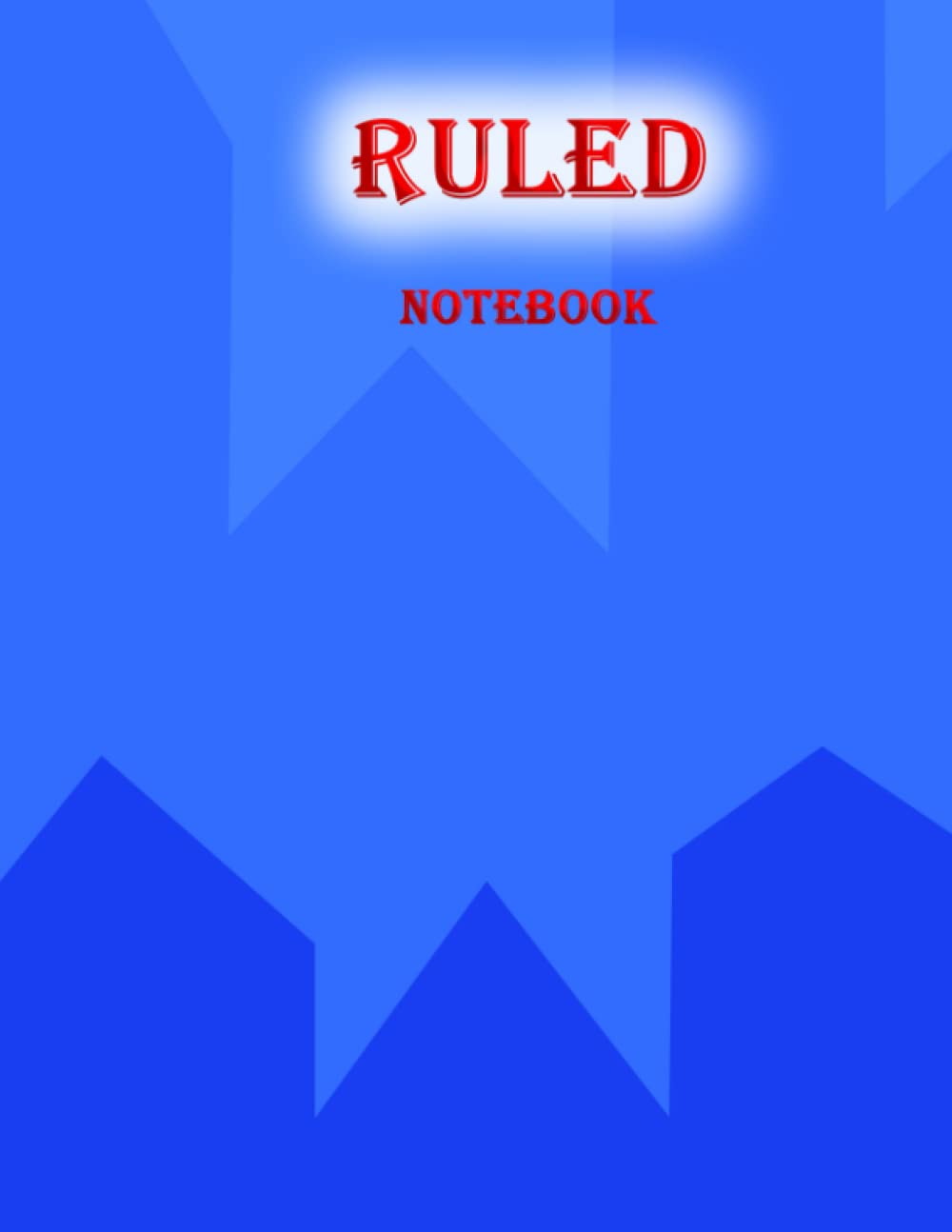 Notebook: Abstract blue ruled paper journal for school , College and office works