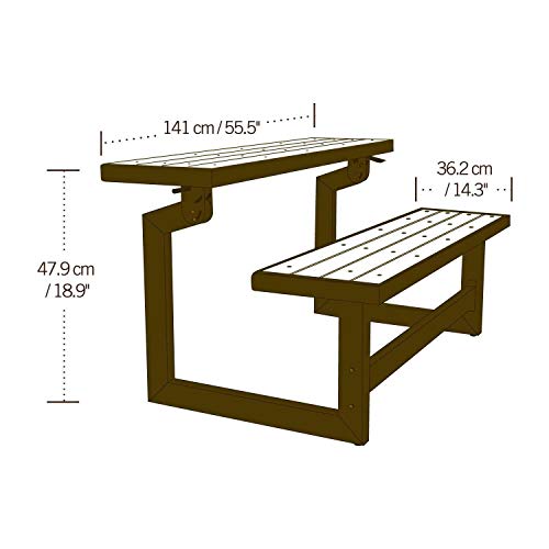 LIFETIME Convertible Bench Table 140 cm Long - Image 3