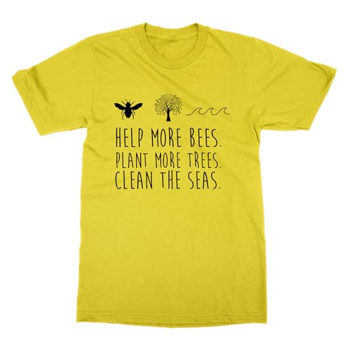 T-shirt Help More Bees confectionné avec des finitions haut de gamme