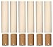 Royal Designs Chandelier Socket Covers - Paper Insulation - Cream - 4 in - Set of 6