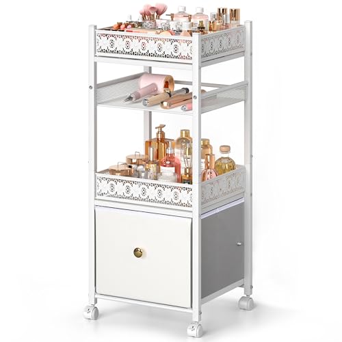 Organiseur de maquillage grand format avec tiroirs pour coiffeuse - 2