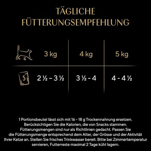 SHEBA Portionsbeutel Nassfutter für Katzen Sauce Collection Sauce Lover mit Rind 28 x 85g 4