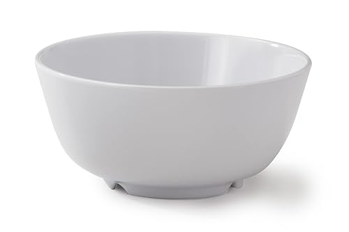 G.E.T. 0172-W-EC Cuencos de melamina blancos de 12 onzas