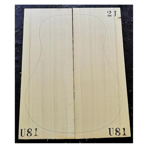 ギター製作用木材 2グレード ピススプルース無垢材ギタートップ 41インチ DIYパネル 手作り製作材料(U81)