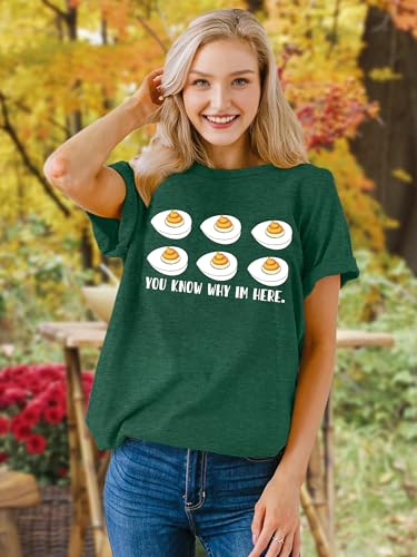 Image of Thanksgiving Shirts Women Turkey Gravy Beans and Rolls Tshirts Funny Turkey Graphic T-Shirt Family Thanksgiving Tops