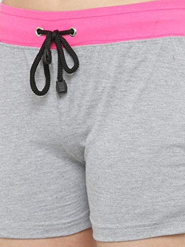Image of UZARUS Women's Cotton Sports Gym Causal Shorts - Pack of 2