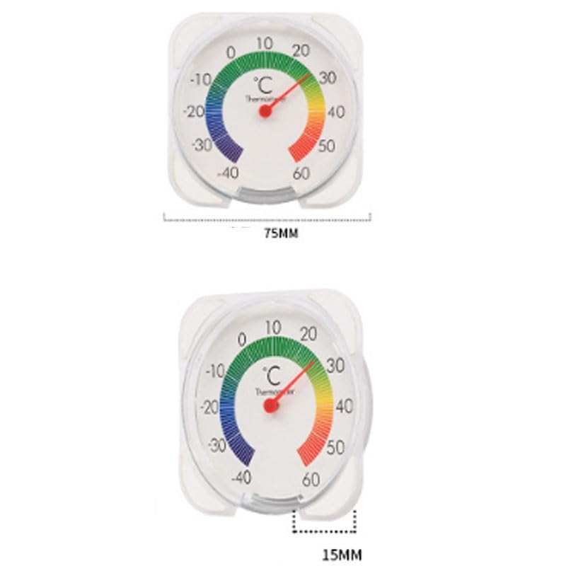 Thermometer Outdoor Temperature Gauge Wall Mounted Window Type Measuring Dial