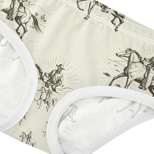 Western Cowboys Horses Toddler Girls's Underwear 2T 202c12624