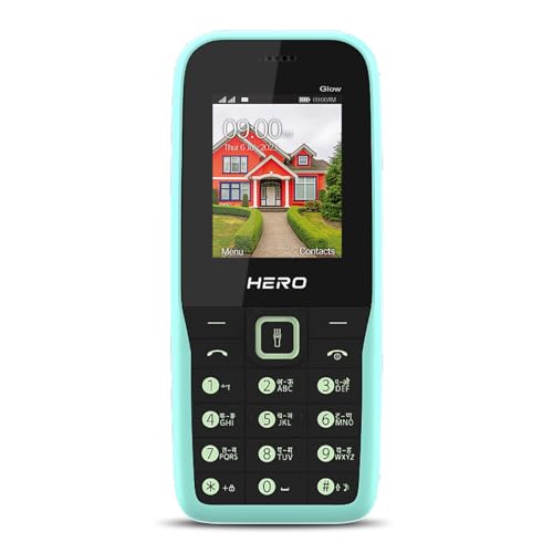 Image of Lava All-New Hero 600i Glow Keypad Mobile Phone with Long Lasting Battery | 10 Regional Languages Support | Auto Call Recording | Wireless FM with Recording and 32 GB Expandable Storage | Mint Green