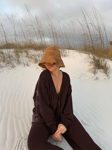 Womens Two Piece Sweater Sets Comfy Loungewear Set V-Neck Cardigan Pant Matching Pajama Sets Sweatsuit Outfits4