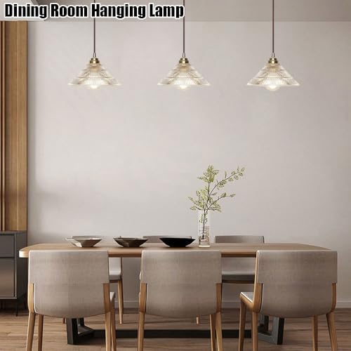 Lámpara colgante de cristal de diseño creativo y base E27 con acabados minimalistas premium 4