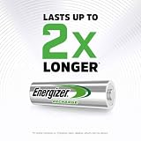 Energizer Recharge Universal Rechargeable AA Batteries (4 Pack) 1300 mAh - 3