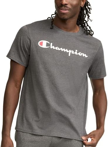 Champion mens Classic Graphic Tee, Big C Logo T-Shirt