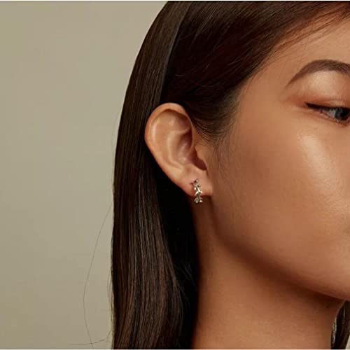 Boucles d'oreilles feuilles de plante : bijou délicat de qualité