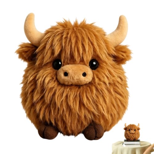 Peluche Vache Anti-Stress et Coussin Moelleux pour Soulager les Tensions