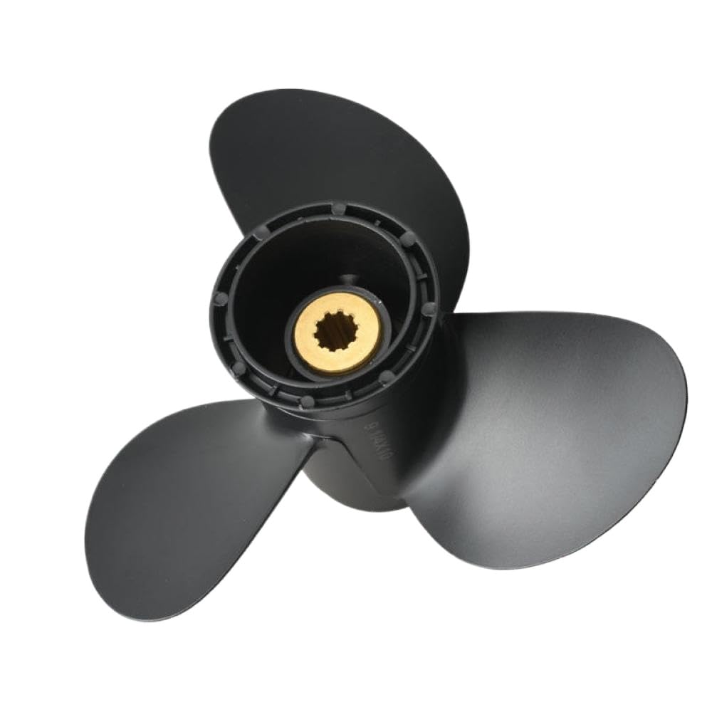 58100-93733-019 Elica fuoribordo 9.25x10 Vite in alluminio 3 10 Spline Marine Compatibile con parti marine motore 8/9.9/15/20HP per codice prodotto 58100-93733-019