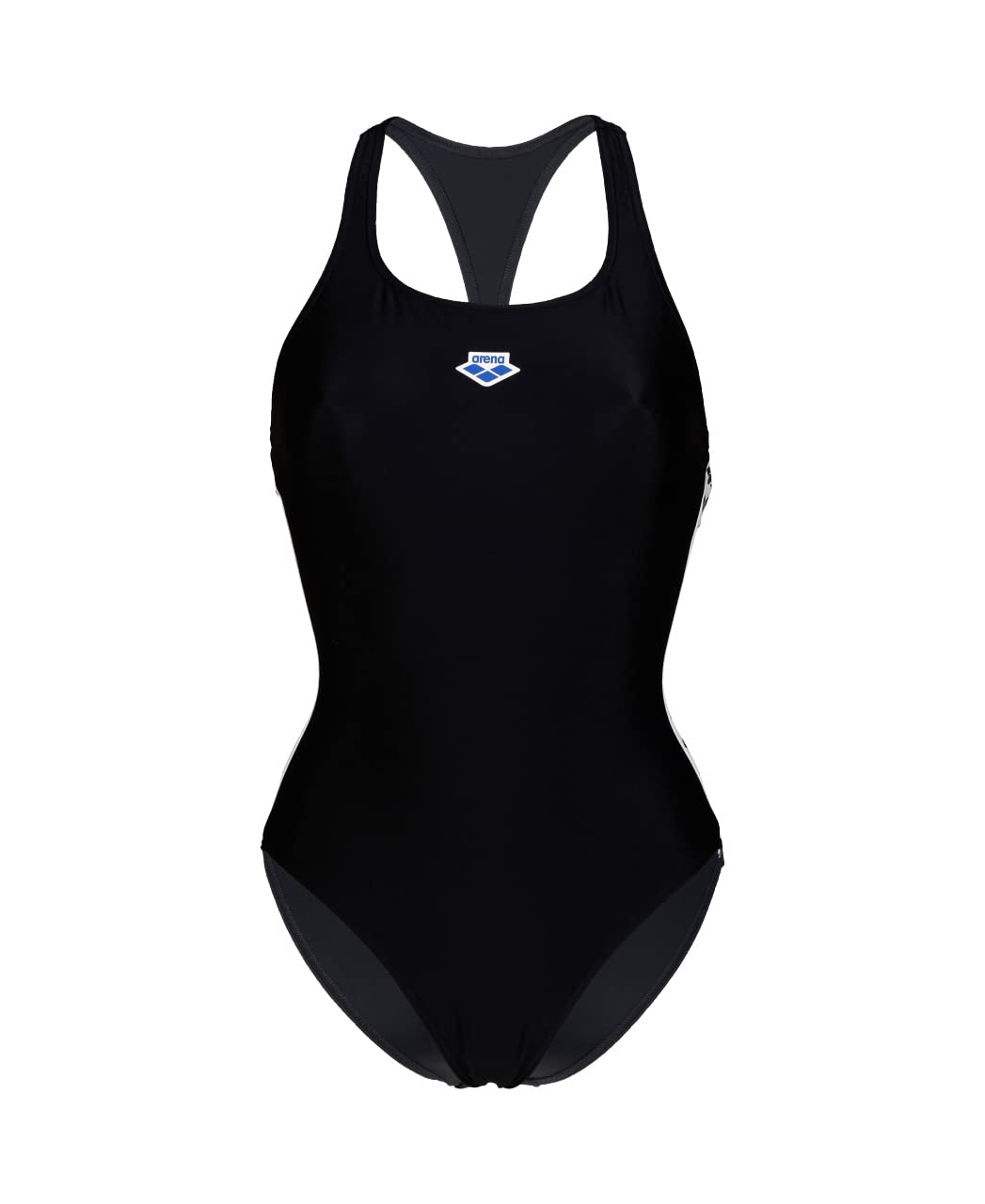 ARENA Maillot de Bain Femme Une Pièce Racer Back, Séchage Rapide, Sportif, Maxfit Tissu Eco Résistant Chlore Sel, Protection UV UPF 50+