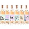 Amazon.com | 6 Breakup or Divorce Wine Bottle Labels – Perfect Just ...